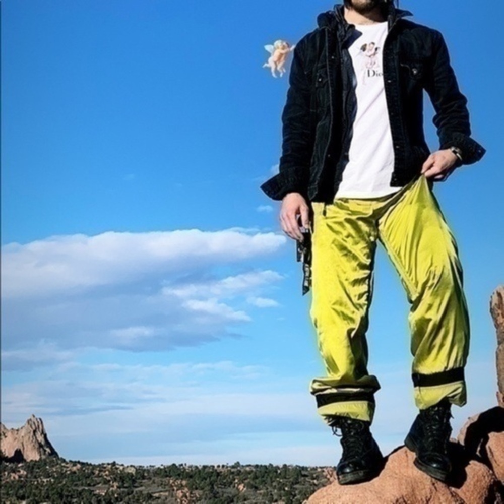 BURTON CADENCE PANT COOL FLAVORS DryRide Snowboarding Pants Neon Green Black 🔋